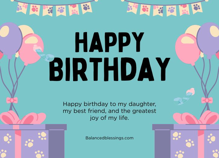 Heart Touching Birthday Wishes For Daughter from Mother