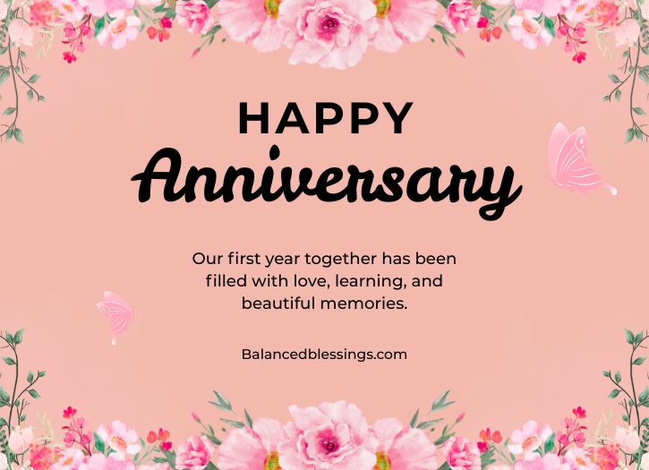 1st Marriage Anniversary Wishes For Husband