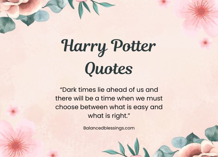 Inspirational Harry Potter Quotes