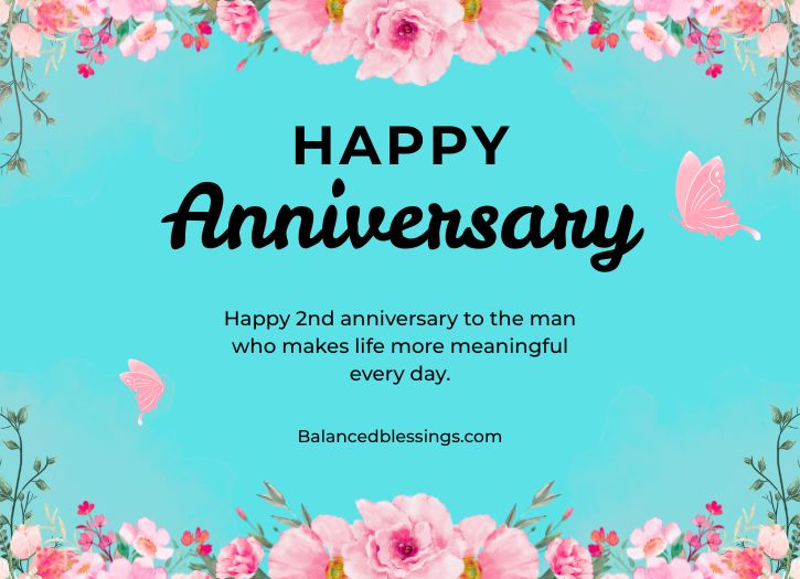 2nd Marriage Anniversary Wishes For Husband