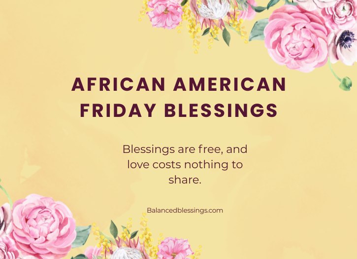 African American Friday Blessings Gif