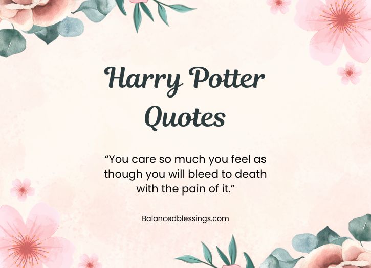 Heart Touching Harry Potter Quotes