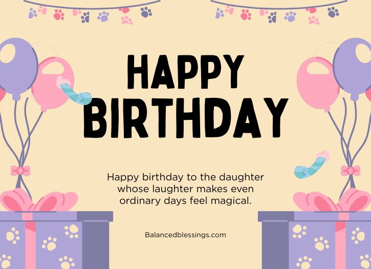 Unique Heart Touching Birthday Wishes For Daughter