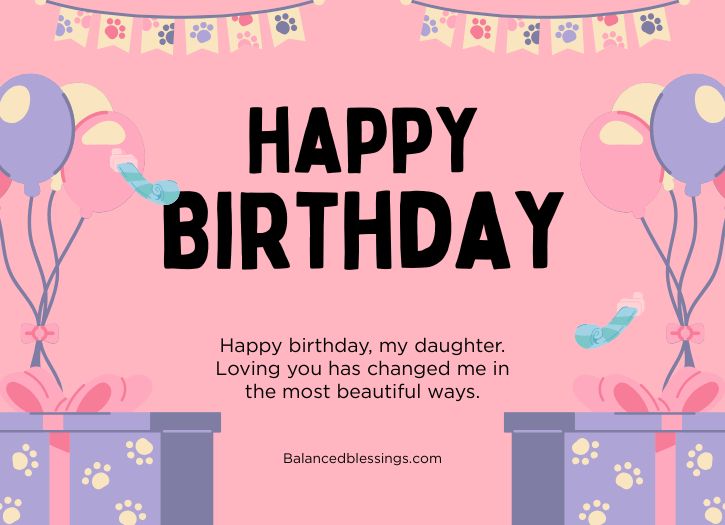 Deep Heart Touching Birthday Wishes For Daughter