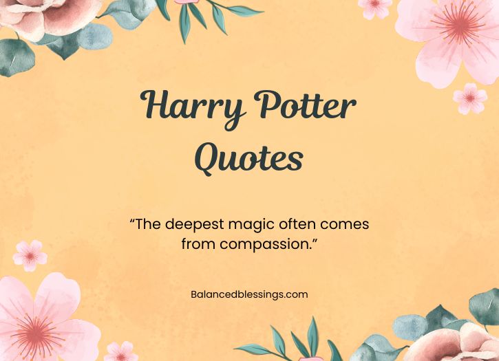 Heartfelt Harry Potter Quotes