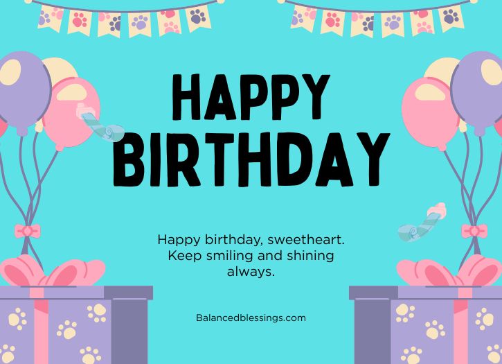 Simple Heart Touching Birthday Wishes For Daughter