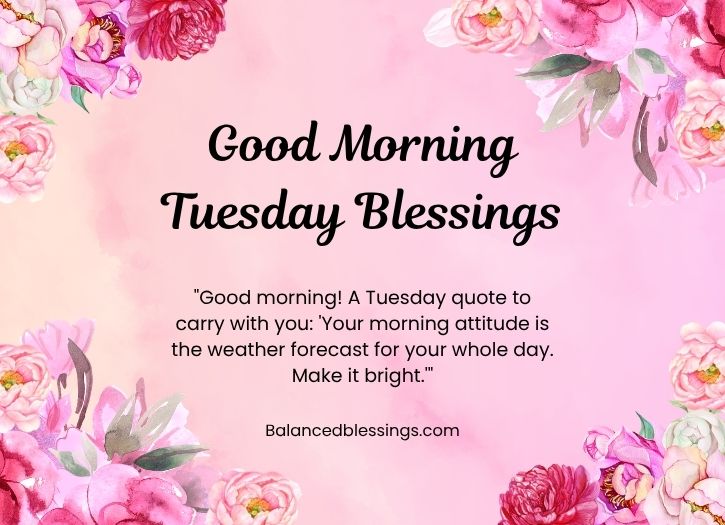 Unique Good Morning Tuesday Blessings